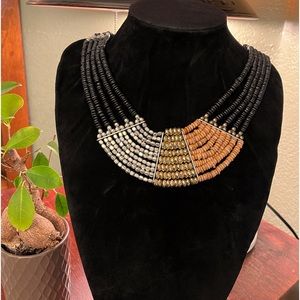 NWOT Multi strand multi colored beaded necklace